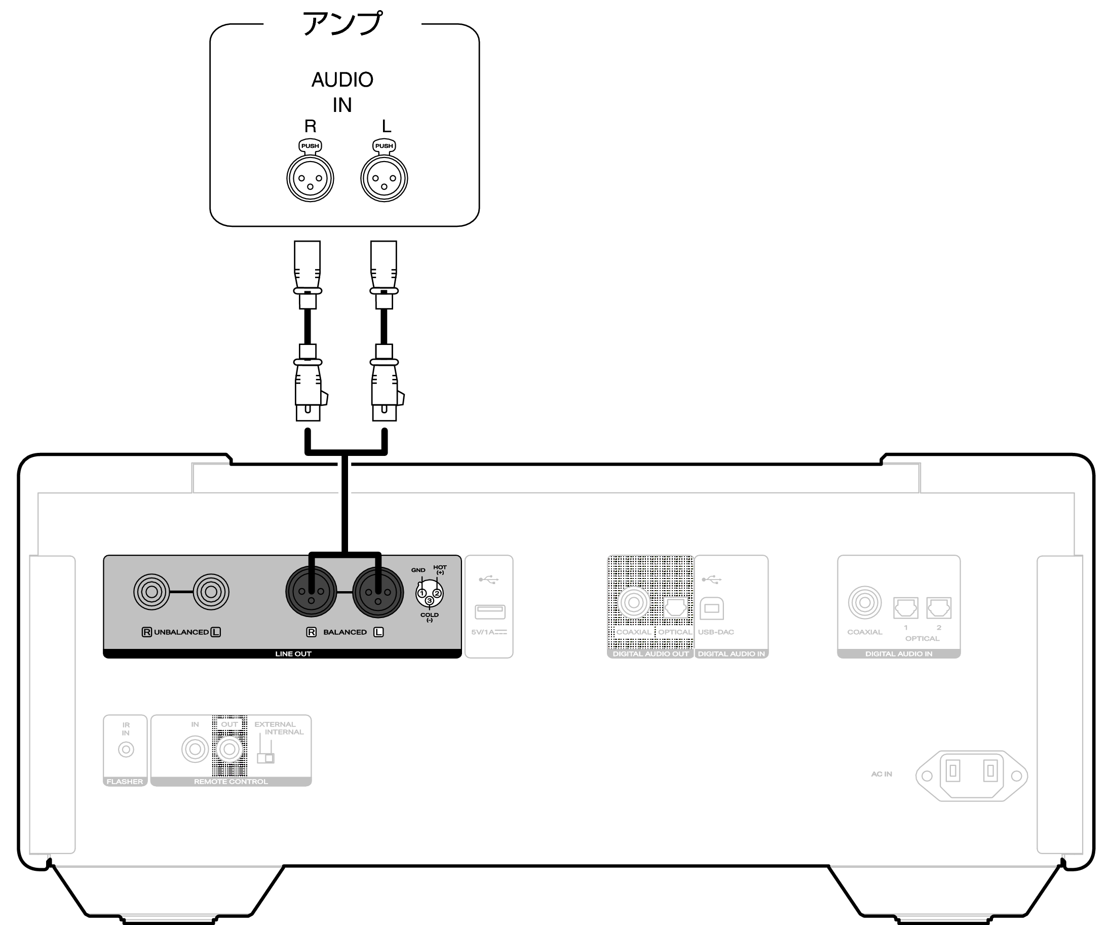 Conne amp XLR SACD10